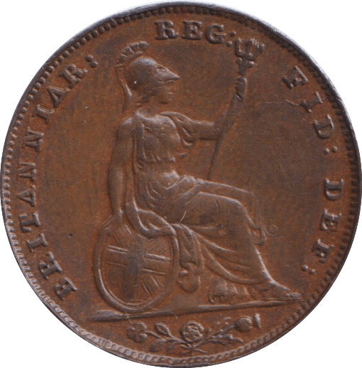 1853 FARTHING ( EF ) - FARTHING - Cambridgeshire Coins