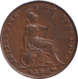 1853 FARTHING ( EF ) - FARTHING - Cambridgeshire Coins