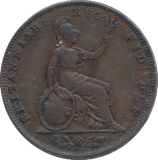 1853 FARTHING ( EF ) - FARTHING - Cambridgeshire Coins