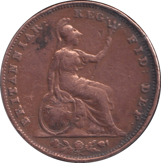 1853 FARTHING ( FINE ) - FARTHING - Cambridgeshire Coins