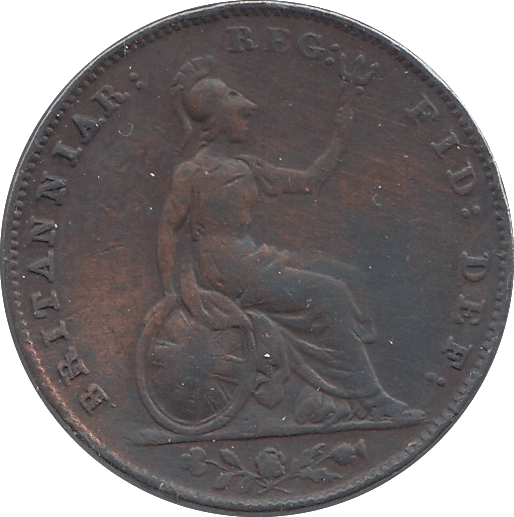 1853 FARTHING ( FINE ) - Farthing - Cambridgeshire Coins