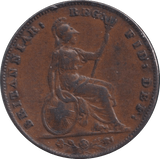 1853 FARTHING ( GF ) - FARTHING - Cambridgeshire Coins