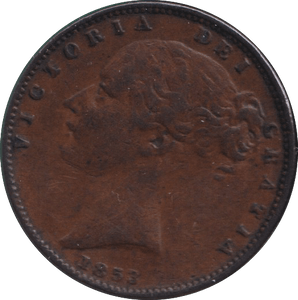 1853 FARTHING ( GF ) - FARTHING - Cambridgeshire Coins