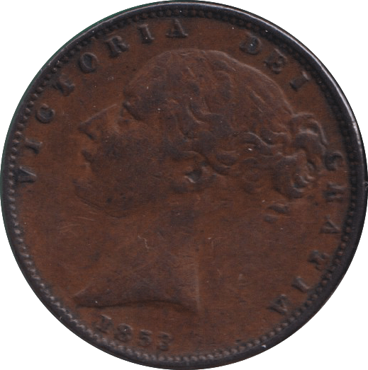 1853 FARTHING ( GF ) - FARTHING - Cambridgeshire Coins