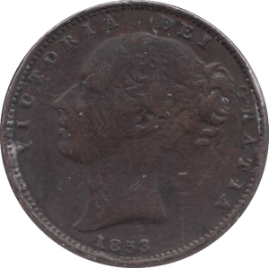 1853 FARTHING ( GF ) - FARTHING - Cambridgeshire Coins