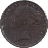 1853 FARTHING ( GF ) - FARTHING - Cambridgeshire Coins