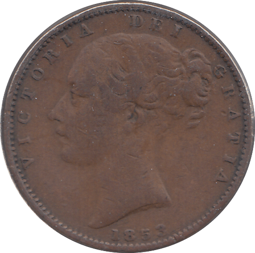 1853 FARTHING ( GF ) - HALFPENNY - Cambridgeshire Coins
