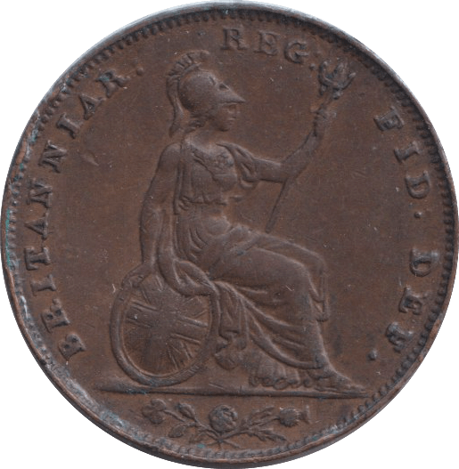 1853 FARTHING ( GVF ) - FARTHING - Cambridgeshire Coins