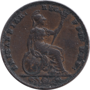 1853 FARTHING ( GVF ) - FARTHING - Cambridgeshire Coins