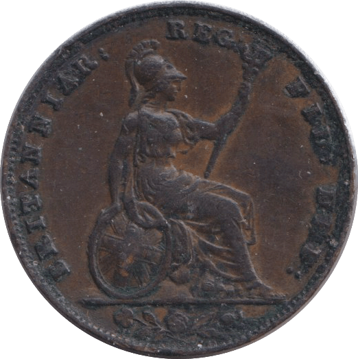 1853 FARTHING ( GVF ) - FARTHING - Cambridgeshire Coins