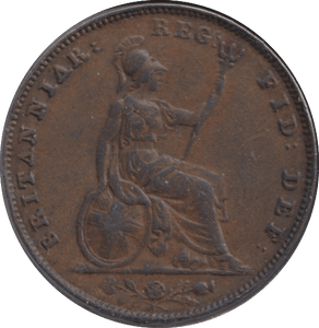 1853 FARTHING ( VF ) - FARTHING - Cambridgeshire Coins