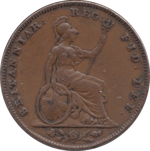 1853 FARTHING ( VF ) - Farthing - Cambridgeshire Coins