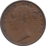 1853 FARTHING ( VF ) - Farthing - Cambridgeshire Coins