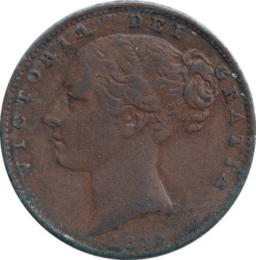 1853 FARTHING ( VF ) - FARTHING - Cambridgeshire Coins