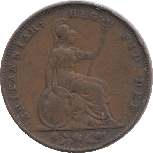 1853 FARTHING ( VF ) - Farthing - Cambridgeshire Coins