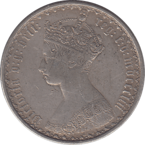 1853 FLORIN ( VF ) - FLORIN - Cambridgeshire Coins