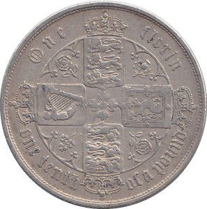 1853 FLORIN ( VF ) - FLORIN - Cambridgeshire Coins