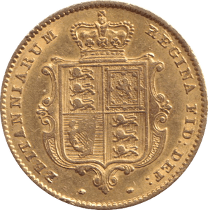 1853 GOLD HALF SOVEREIGN - HALF SOVEREIGN - Cambridgeshire Coins