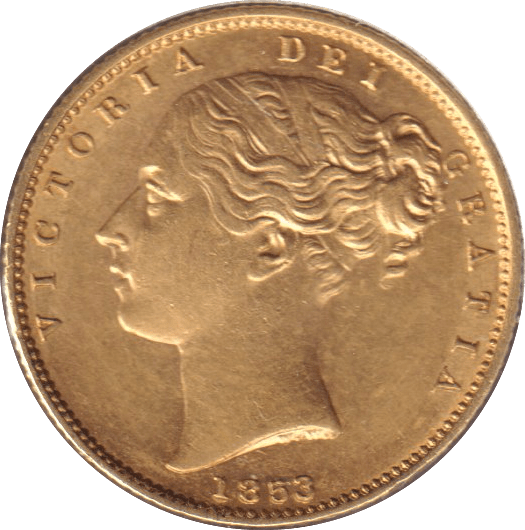 1853 GOLD SOVEREIGN ( AUNC ) - SOVEREIGN - Cambridgeshire Coins