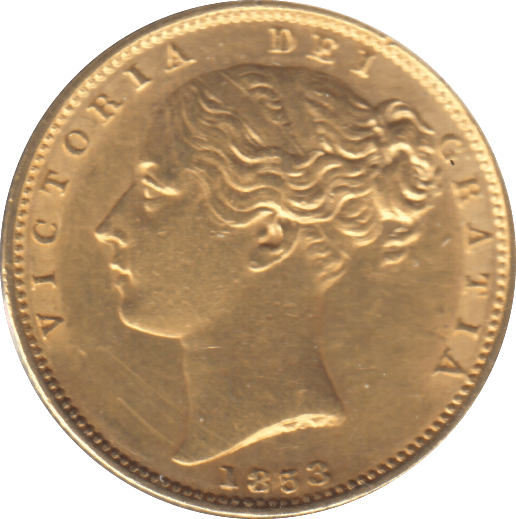 1853 GOLD SOVEREIGN ( EF ) - SOVEREIGN - Cambridgeshire Coins