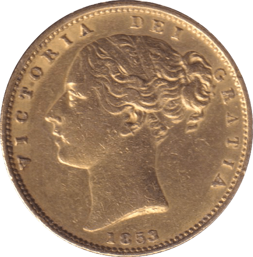 1853 GOLD SOVEREIGN ( EF ) - SOVEREIGN - Cambridgeshire Coins