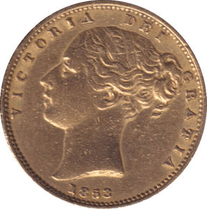 1853 GOLD SOVEREIGN ( GVF ) - SOVEREIGN - Cambridgeshire Coins