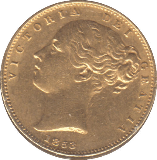 1853 GOLD SOVEREIGN ( GVF ) - SOVEREIGN - Cambridgeshire Coins