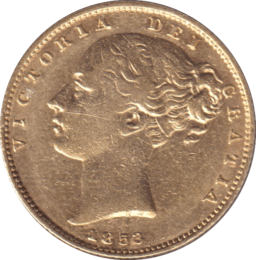 1853 GOLD SOVEREIGN ( GVF ) - SOVEREIGN - Cambridgeshire Coins