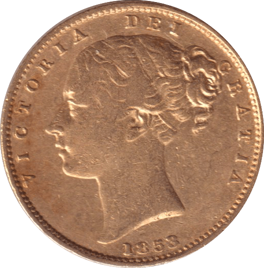 1853 GOLD SOVEREIGN ( VF ) - SOVEREIGN - Cambridgeshire Coins