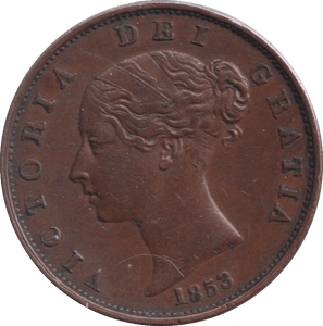 1853 HALF PENNY ( EF ) - HALFPENNY - Cambridgeshire Coins