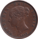 1853 HALF PENNY ( EF ) - HALFPENNY - Cambridgeshire Coins