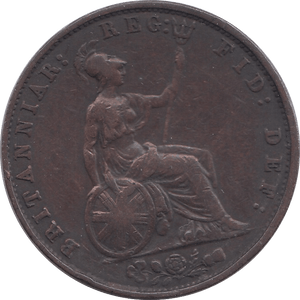 1853 HALF PENNY ( VF ) - HALFPENNY - Cambridgeshire Coins