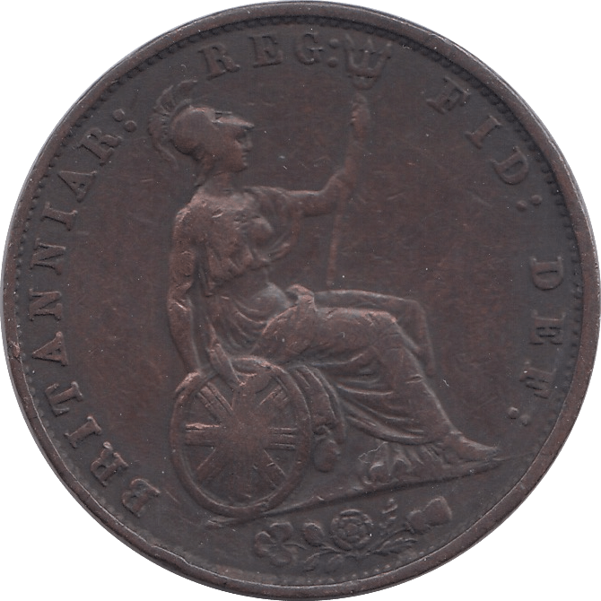 1853 HALF PENNY ( VF ) - HALFPENNY - Cambridgeshire Coins