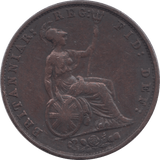 1853 HALF PENNY ( VF ) - HALFPENNY - Cambridgeshire Coins