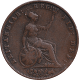 1853 HALF PENNY ( VF ) - HALFPENNY - Cambridgeshire Coins