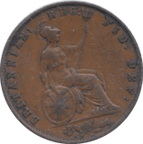 1853 HALF PENNY ( VF ) - WORLD COINS - Cambridgeshire Coins
