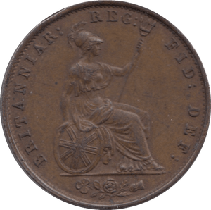 1853 HALFPENNY ( EF ) - Halfpenny - Cambridgeshire Coins
