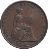 1853 HALFPENNY ( FINE ) - HALFPENNY - Cambridgeshire Coins