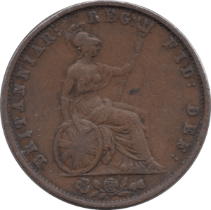 1853 HALFPENNY ( GF ) - Halfpenny - Cambridgeshire Coins