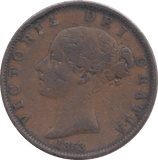 1853 HALFPENNY ( GF ) - HALFPENNY - Cambridgeshire Coins
