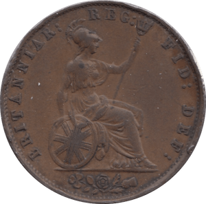 1853 HALFPENNY ( GVF ) - Halfpenny - Cambridgeshire Coins