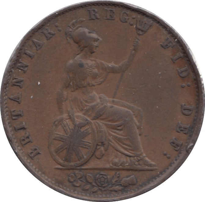 1853 HALFPENNY ( GVF ) - Halfpenny - Cambridgeshire Coins