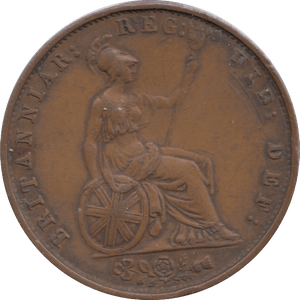1853 HALFPENNY ( GVF ) - Halfpenny - Cambridgeshire Coins