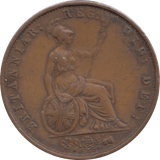1853 HALFPENNY ( GVF ) - Halfpenny - Cambridgeshire Coins