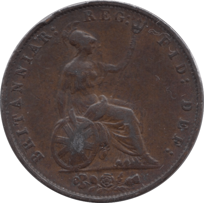 1853 HALFPENNY ( GVF ) - Halfpenny - Cambridgeshire Coins
