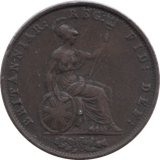 1853 HALFPENNY ( GVF ) - Halfpenny - Cambridgeshire Coins