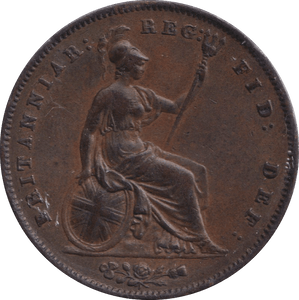 1853 PENNY ( AUNC ) - PENNY - Cambridgeshire Coins