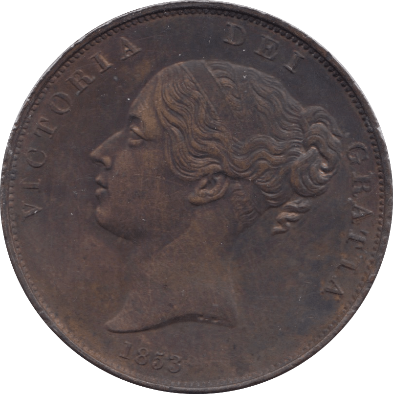 1853 PENNY ( EF ) - PENNY - Cambridgeshire Coins