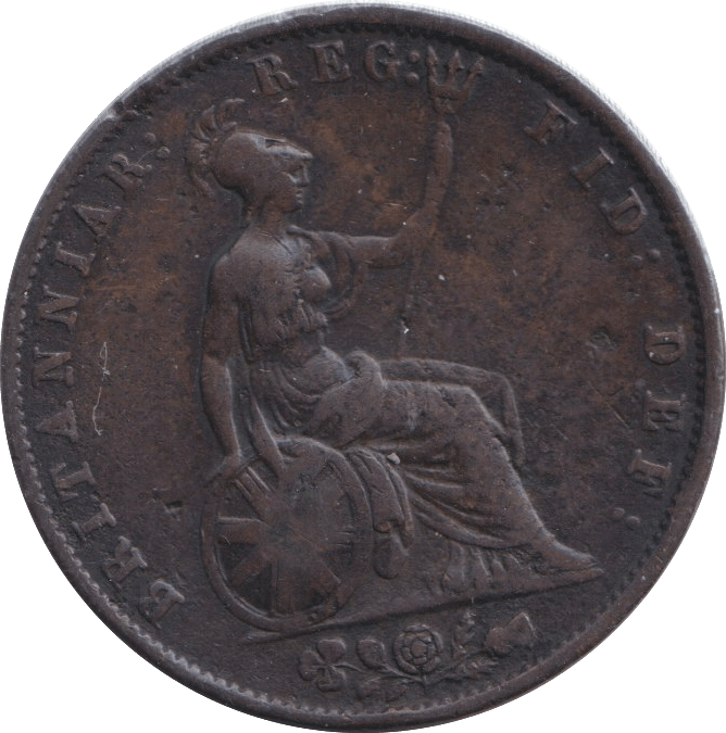1853 PENNY ( FINE ) - HALFPENNY - Cambridgeshire Coins