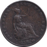 1853 PENNY ( FINE ) - HALFPENNY - Cambridgeshire Coins